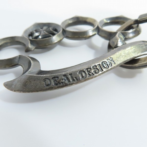 実際に弊社で買取させて頂いたDEAL DESIGN/ディールデザイン メリケンサック風ブレードジャックキーチェーンの画像 3枚目