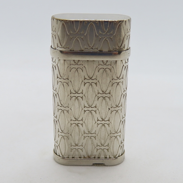 実際に弊社で買取させて頂いたCartier/カルティエ シルバー 総柄 ガスライターの画像 1枚目