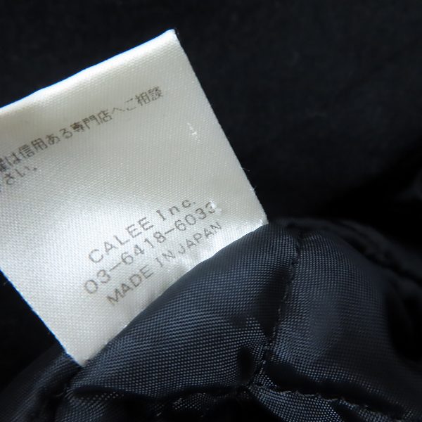 実際に弊社で買取させて頂いたCALEE/キャリー HIGHOPPER 13 裏地キルティング ジャケット /Lの画像 4枚目