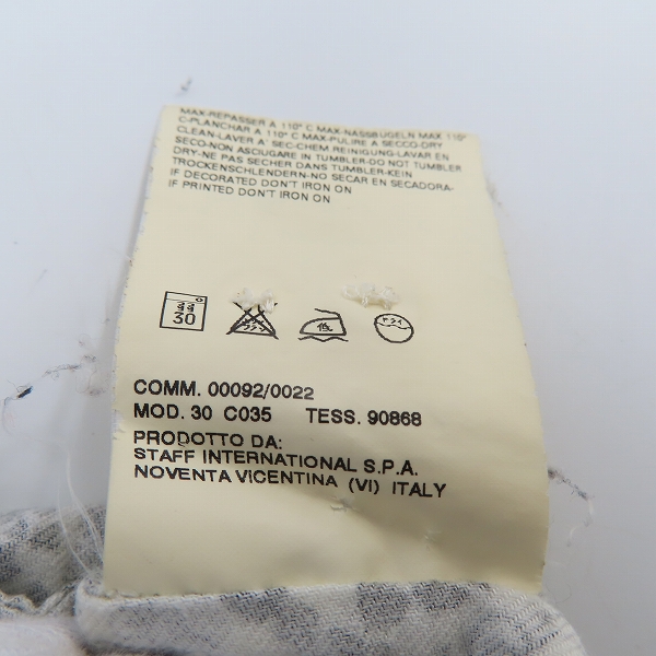 実際に弊社で買取させて頂いたMaison Martin Margiela 10/メゾンマルタンマルジェラ フラワー総柄 長袖シャツの画像 4枚目