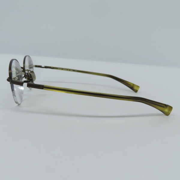 実際に弊社で買取させて頂いた999.9/フォーナインズ ツーポイント アイウエア/メガネフレーム 度入り TW-60Tの画像 2枚目