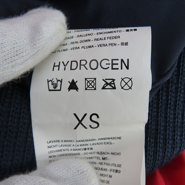 実際に弊社で買取させて頂いたHYDROGEN BRONZAJI/ハイドロゲン ブロンザージ ダウンジャケット/XSの画像 3枚目