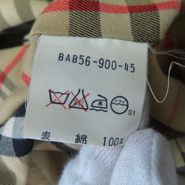 実際に弊社で買取させて頂いたBurberrys/バーバリーズ 裏地チェック柄/バーバリー チェック ステンカラーコートの画像 5枚目