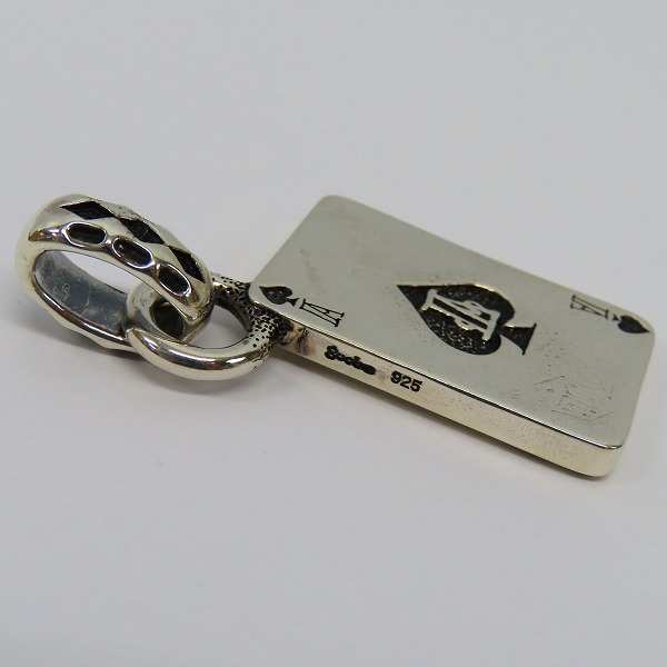 実際に弊社で買取させて頂いた【ワランティ付】GUCHO/ガッチョ BJ PENDANT トランプ ペンダントトップの画像 4枚目