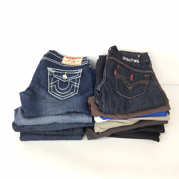 実際に弊社で買取させて頂いた【おまとめ品】トゥルーレリジョン/Levi's/ディッキーズ 他 デニム/短パン などの画像 5枚目