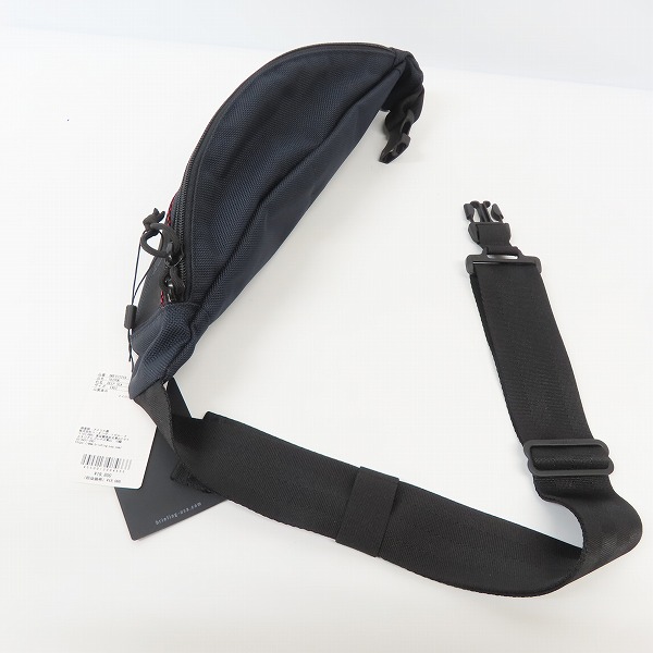 実際に弊社で買取させて頂いた(1)【未使用】BRIEFING/ブリーフィング TRIPOD トライポッド ボディバッグ BRF071219 DEEP SEAの画像 6枚目
