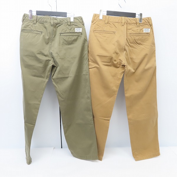 実際に弊社で買取させて頂いたBackChannel/バックチャンネル チノパン カーキ ブラウン 2点セットの画像 1枚目