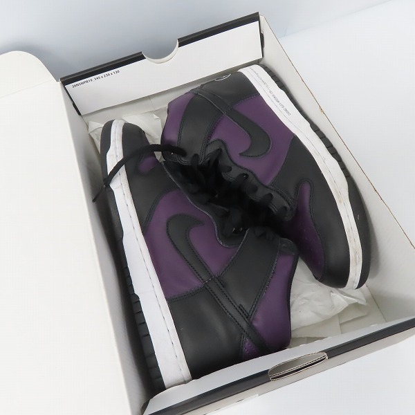 実際に弊社で買取させて頂いたNIKE/ナイキ×FRAGMENT DESIGN/フラグメントデザイン DUNK HI/F ダンクハイ 北京 DJ0382-600/27の画像 7枚目