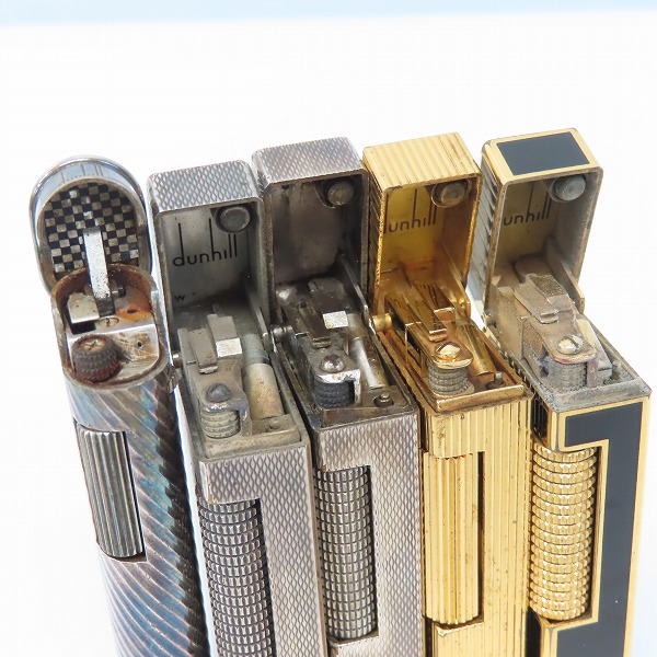 実際に弊社で買取させて頂いた【おまとめ】dunhill/ダンヒル サイドローラー ガスライターの画像 4枚目