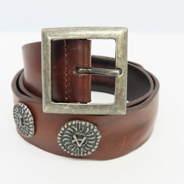 実際に弊社で買取させて頂いたARMANI JEANS/アルマーニジーンズ デニム パンツ/レザーベルト 2点セットの画像 5枚目