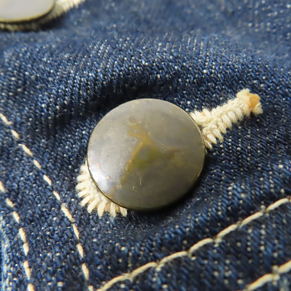 実際に弊社で買取させて頂いたJOURNAL STANDARD/ジャーナルスタンダード×HARRIS TWEED/ハリスツイード デニムジャケット/5-2060-1600-4/Mの画像 6枚目