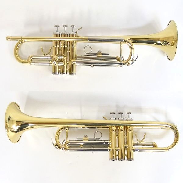 実際に弊社で買取させて頂いた★Richard/リチャード トランペット ゴールド ハードケース付 の画像 1枚目