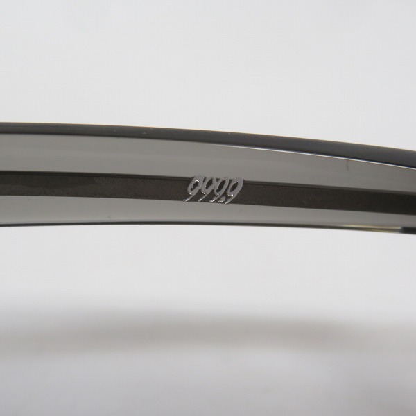 実際に弊社で買取させて頂いた999.9/フォーナインズ メガネフレーム/アイウェア NP-607の画像 5枚目