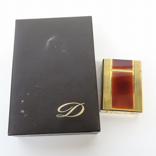 実際に弊社で買取させて頂いたS.T.Dupont/デュポン ライン1 スモール クラシック モダン ブラウン/ゴールドの画像 6枚目