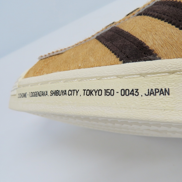 実際に弊社で買取させて頂いたadidas Originals/アディダス SUPERSTAR DOG atmos HACHIKO/ハチ公/スニーカー/GW3471/28の画像 6枚目