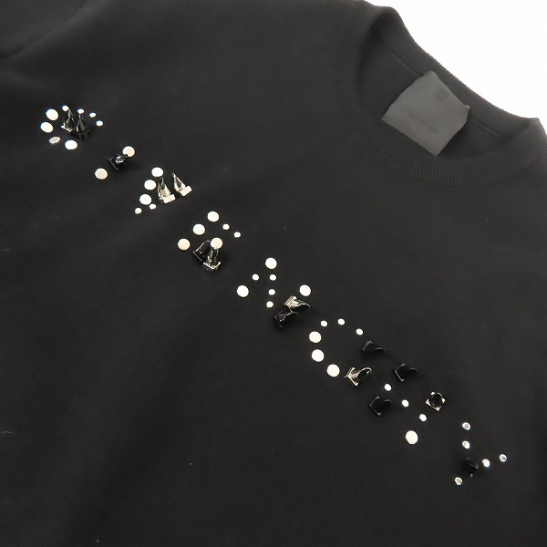 実際に弊社で買取させて頂いた【JPタグ】GIVENCHY/ジバンシィ スタッズロゴ セーター スウェット BM90GX4Y54/Mの画像 6枚目