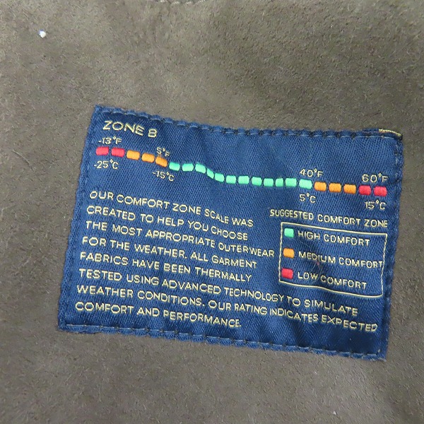 実際に弊社で買取させて頂いたBROOKS BROTHERS/ブルックスブラザーズ ムートンジャケット/Mの画像 3枚目