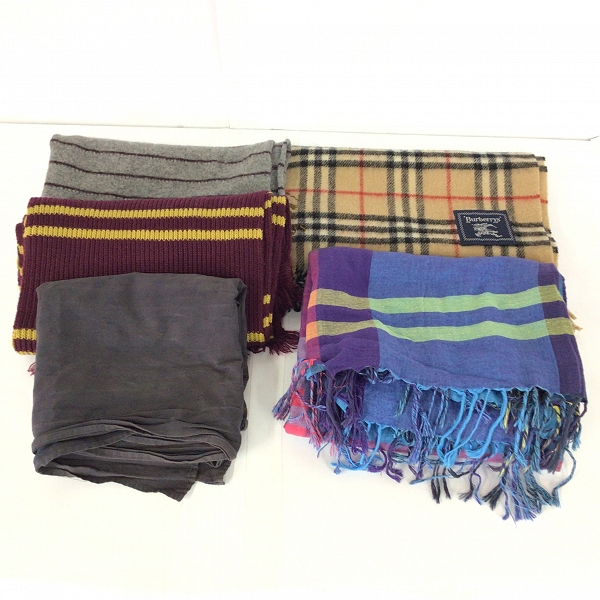 実際に弊社で買取させて頂いた【おまとめ品】FRAPBOIS/フラボア BURBERRY/バーバリー  他 マフラー/ハンカチ/ストール 等の画像 2枚目