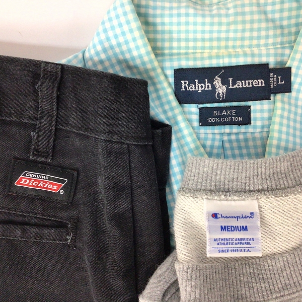 実際に弊社で買取させて頂いた【おまとめ品】ディッキーズ/チャンピオン/POLO Ralph Lauren 等 パンツ/シャツ/トレーナー 他の画像 1枚目