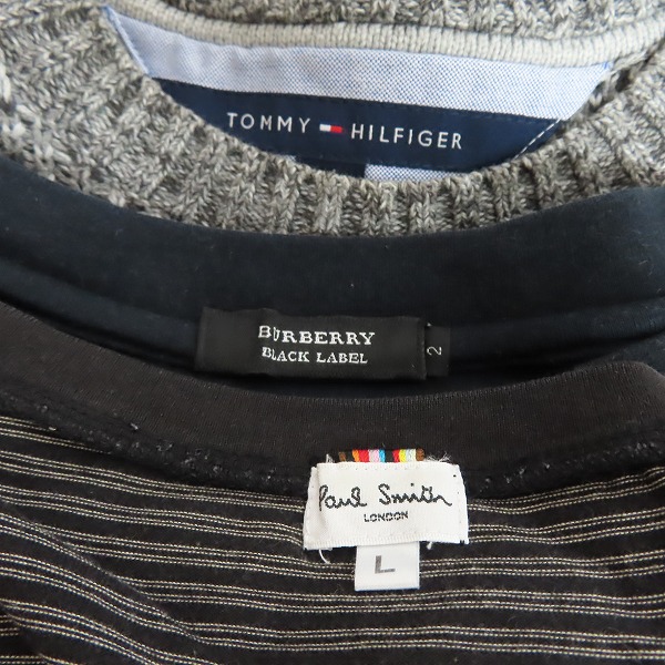 実際に弊社で買取させて頂いた【おまとめ品】Paul Smith/BURBERRY/TOMMY HILFIGER等 ニット シャツ デニムジャケット などの画像 6枚目