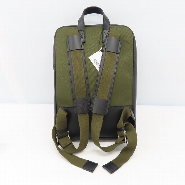 実際に弊社で買取させて頂いた【未使用】LOEWE/ロエベ  MILITARY BACK PACK/ミリタリーバックパック/リュックサック B553J18X02の画像 1枚目