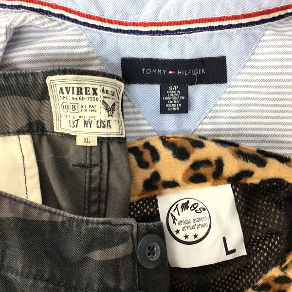 実際に弊社で買取させて頂いた【おまとめ品】AVIREX/ATMOS/TOMMY HILFIGER 等 シャツ/パンツ/ジャケット 他の画像 1枚目