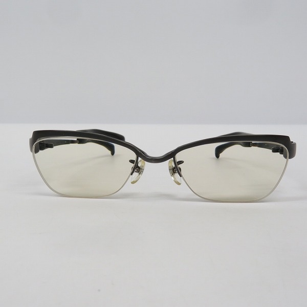 実際に弊社で買取させて頂いた999.9/フォーナインズ ハーフリム メガネフレーム/アイウェア S-316Tの画像 1枚目