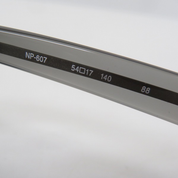 実際に弊社で買取させて頂いた999.9/フォーナインズ メガネフレーム/アイウェア NP-607の画像 4枚目