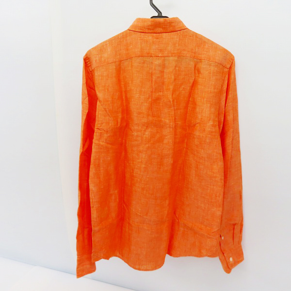 実際に弊社で買取させて頂いたBack Channel/バックチャンネル B.D. シャツ オレンジ/Mの画像 1枚目