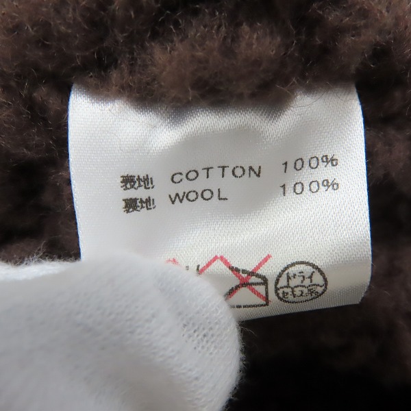 実際に弊社で買取させて頂いたCALEE/キャリー 中ボア ゼブラ柄 ベスト /Lの画像 3枚目