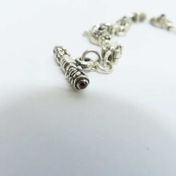 実際に弊社で買取させて頂いたLord Camelot/ロードキャメロット ガーネット ブレスレット LC1103 の画像 8枚目