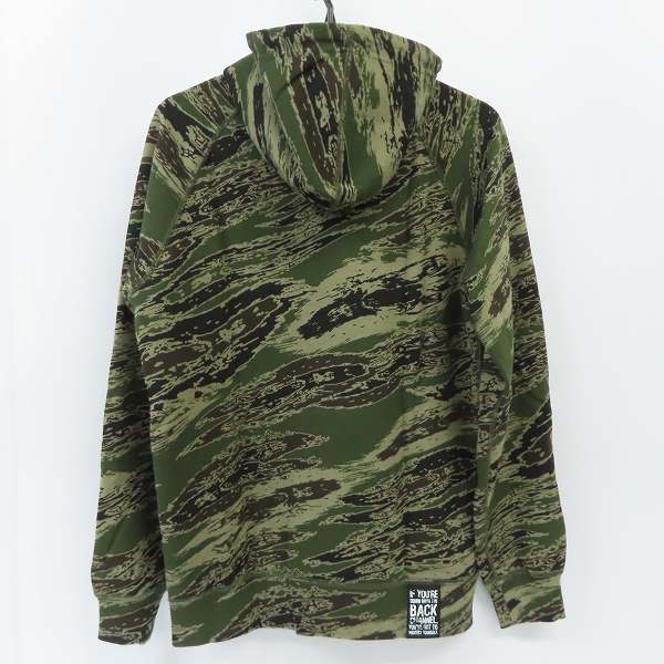 実際に弊社で買取させて頂いたBack Channel/バックチャンネル カモフラ柄 ジップアップパーカー/Mの画像 1枚目