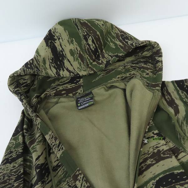 実際に弊社で買取させて頂いたBack Channel/バックチャンネル カモフラ柄 ジップアップパーカー/Mの画像 4枚目