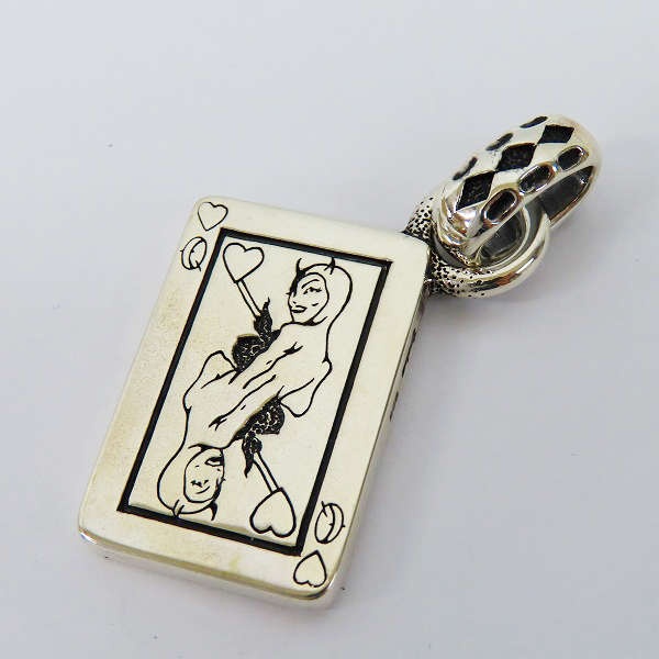 実際に弊社で買取させて頂いた【ワランティ付】GUCHO/ガッチョ BJ PENDANT トランプ ペンダントトップの画像 1枚目