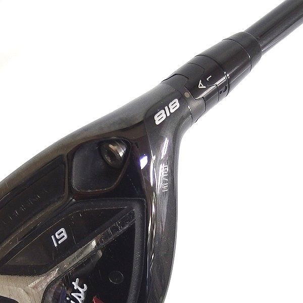 実際に弊社で買取させて頂いたTitleist/タイトリスト 818H1 ユーティリティ UT 19° MCI 70 FLEX：S ヘッドカバー・レンチ付きの画像 5枚目