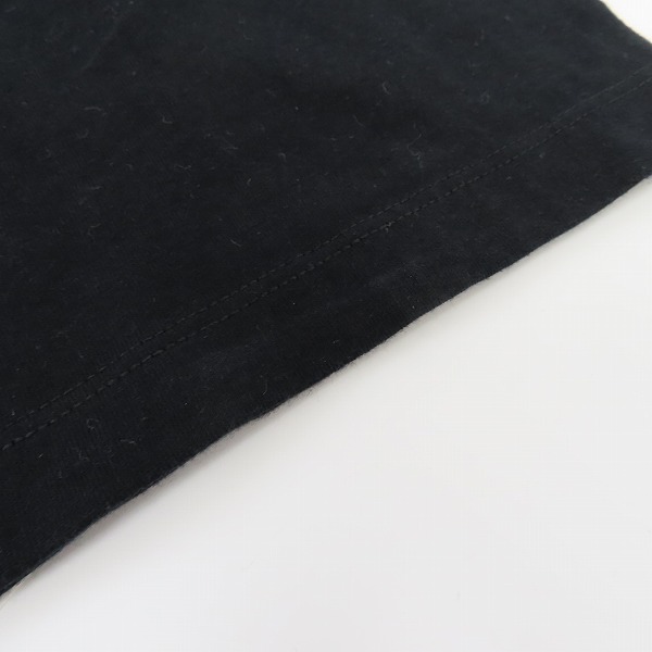 実際に弊社で買取させて頂いたMAISON KITSUNE/メゾンキツネ キツネ刺繍 胸ポケット Tシャツ/ブラック/Mの画像 6枚目