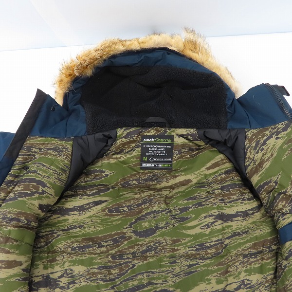 実際に弊社で買取させて頂いたBack Channel/バックチャンネル DM-12 JACKET コヨーテファー ミリタリーコート/Mの画像 7枚目