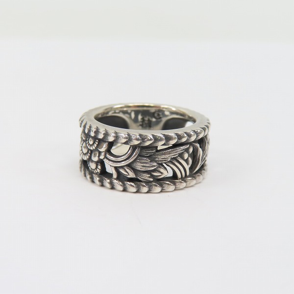 実際に弊社で買取させて頂いた【ギャラ付】Bloody Mary/ブラッディマリー Buddhigt lamp S/ブッディスト ランプ/仏光万華鏡 リング/9号の画像 1枚目