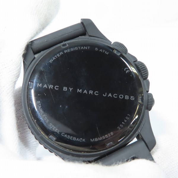 実際に弊社で買取させて頂いた(1)MARC BY MARC JACOBS/マークバイマークジェイコブス クォーツ 腕時計 MBM5528【動作未確認】の画像 3枚目