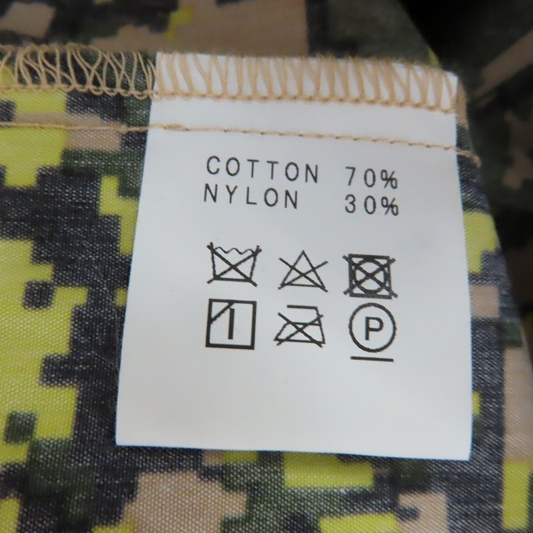 実際に弊社で買取させて頂いた【未使用】CALEE/キャリー C/N Digital Camouflage S/S Shirt Jacket デジカモシャツジャケット CL-21SS035/Lの画像 3枚目
