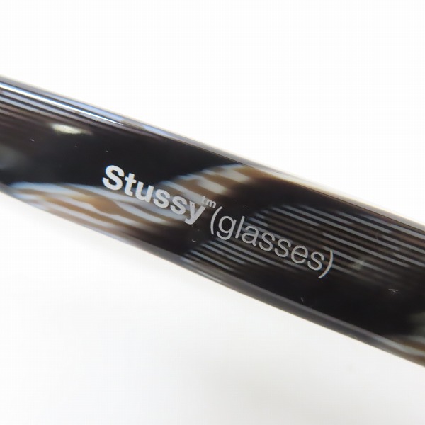 実際に弊社で買取させて頂いたSTUSSY/ステューシー WOODY ウッディ サングラス/メガネフレームの画像 7枚目