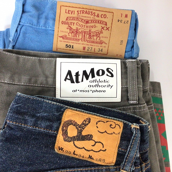 実際に弊社で買取させて頂いた【おまとめ品】45rpm/ATMOS/Levi's 他 デニム/パンツ などの画像 1枚目
