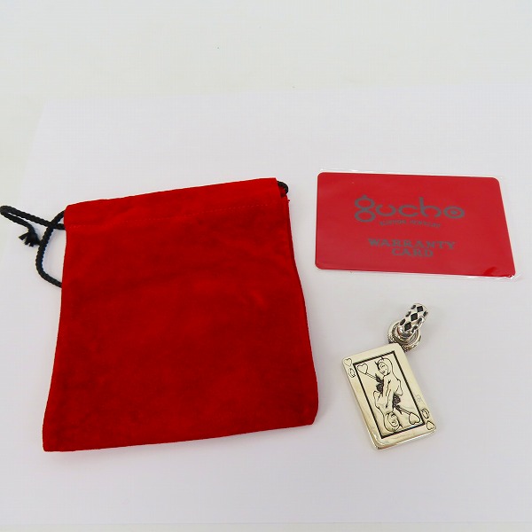 実際に弊社で買取させて頂いた【ワランティ付】GUCHO/ガッチョ BJ PENDANT トランプ ペンダントトップの画像 7枚目