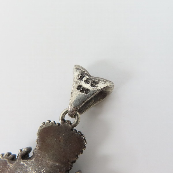 実際に弊社で買取させて頂いたLEATHERS&TREASURES/レザーズアンドトレジャーズ キングクラウン クレストインレイ/クロス/十字架 ペンダントトップ の画像 3枚目