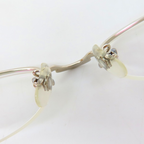 実際に弊社で買取させて頂いた999.9/フォーナインズ 度入り メガネフレーム O-03Tの画像 4枚目