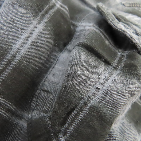 実際に弊社で買取させて頂いたLGB/ルグランブルー SHIRT-G/MID+BREACH グラデーション チェックシャツ 6106HCC/0の画像 6枚目