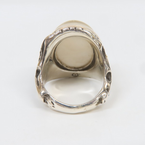 実際に弊社で買取させて頂いたALEX STREETER/アレックスストリーター エンジェルハートリング ケイブパール K18インフィニティスター/18.5号の画像 3枚目