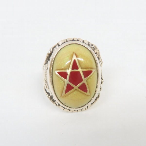 実際に弊社で買取させて頂いたALEX STREETER/アレックスストリーター エンジェルハートリング ハーレクインスターパール レッドスター/18.5-19号の画像 1枚目