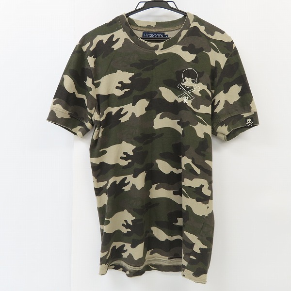 実際に弊社で買取させて頂いたHYDROGEN/ハイドロゲン スカル カモ 半袖 Tシャツ/S