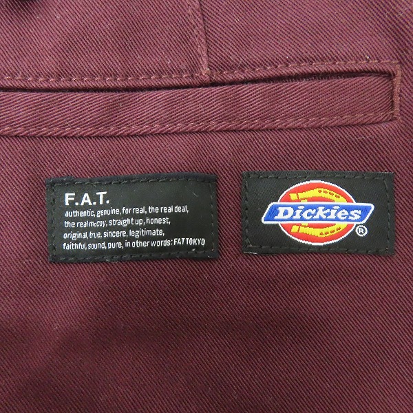実際に弊社で買取させて頂いたDickies×FAT/ディッキーズ×エフエーティー TUFFIES チノパン/パンツの画像 4枚目